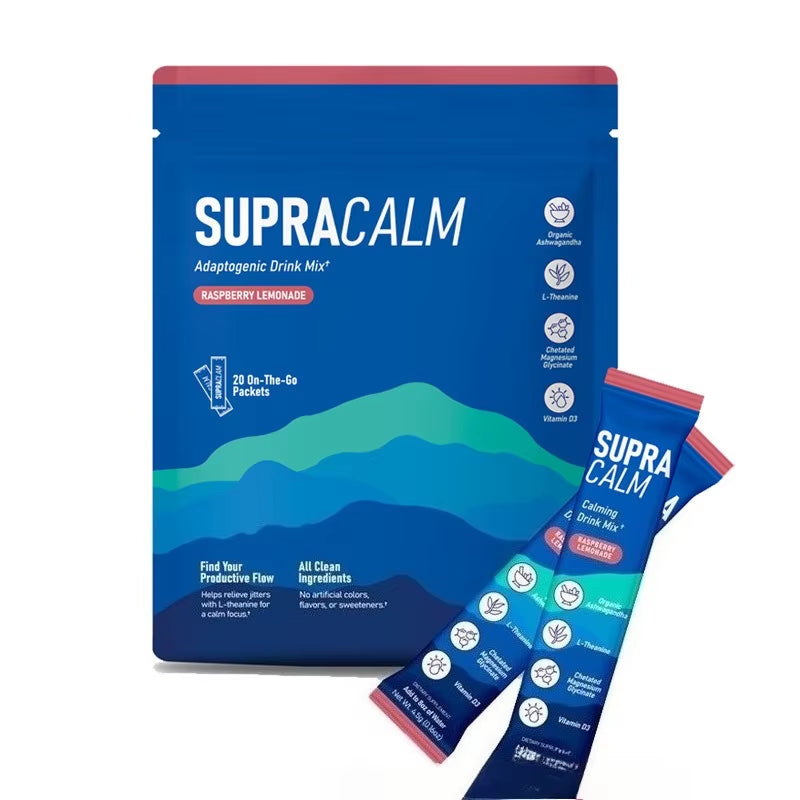 Calming Magnesium Powder Drink Sachets Electrolyte Mixed Powder for Daily Relaxation